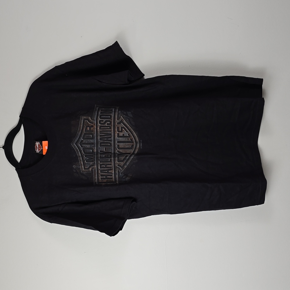 New Vintage Y2k Harley Davidson Stubbs Houston Texas tshirt